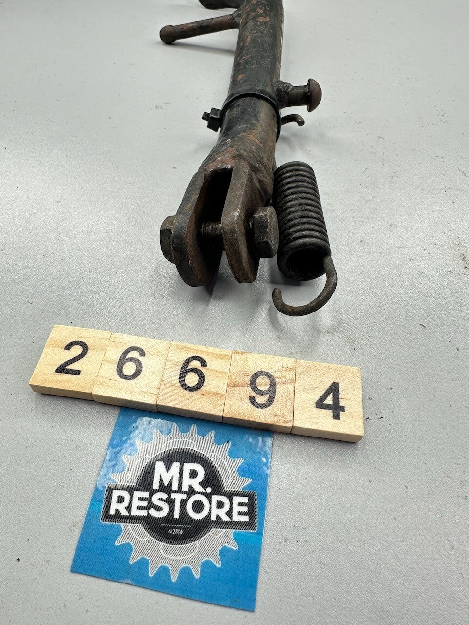 Suzuki GN250 Side Stand, Spring & Bolt
