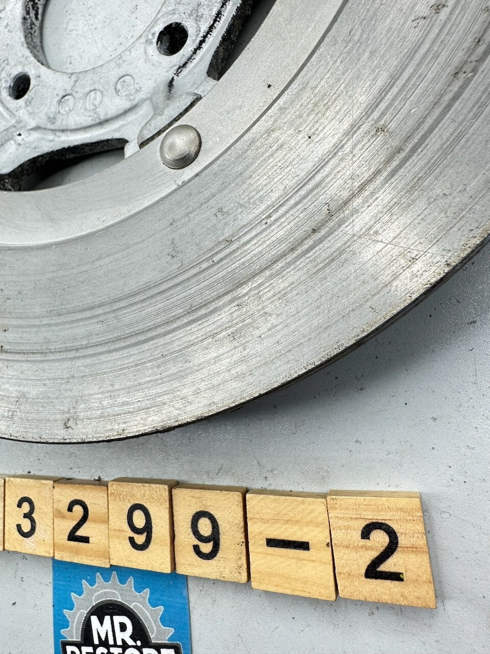 Honda CB350 CB360 CB400 OEM Front Disc Rotor 7.mm Remaining 45120-369