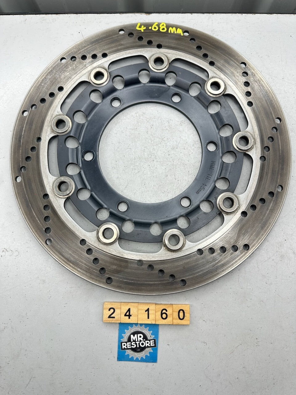 Triumph Speed Triple T300 - OEM Front Right Brake Disc @4.68mm