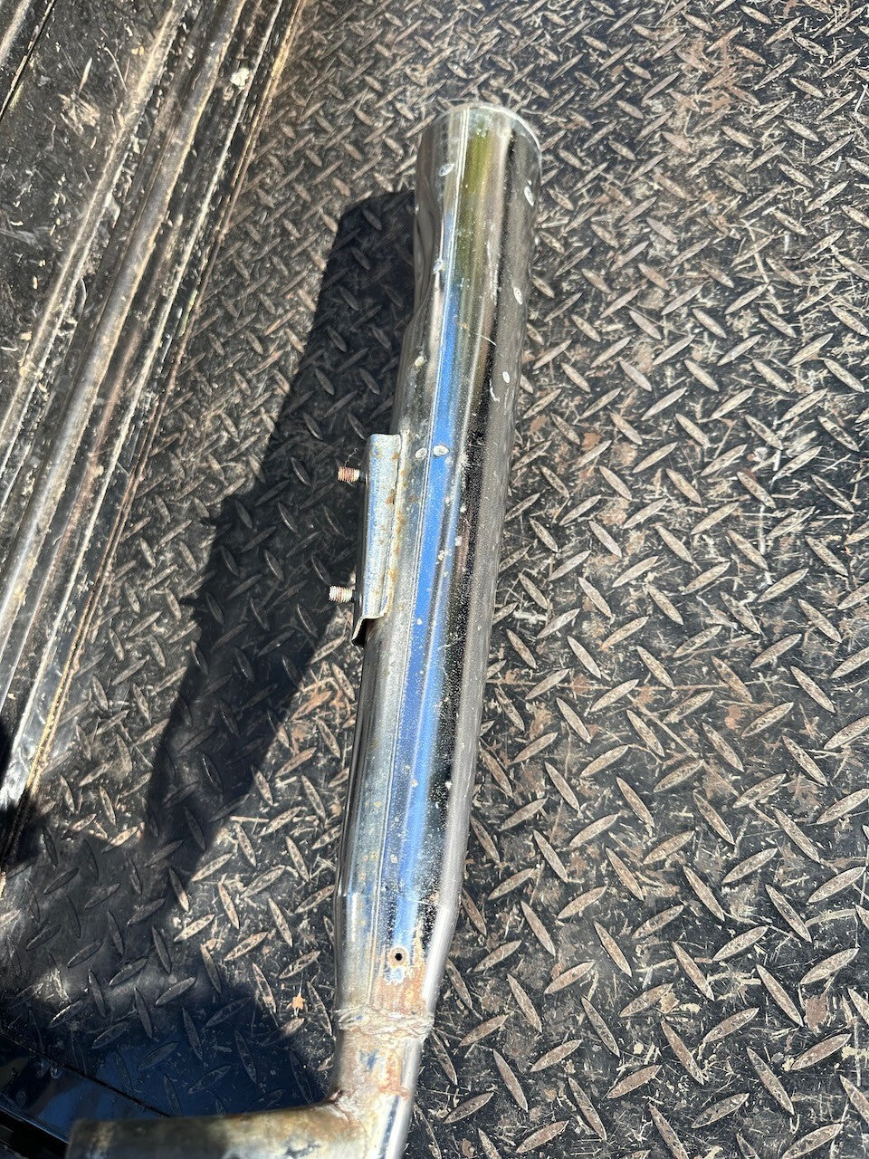Kawasaki KZ500 Z500 A B 1981 R/H Exhaust Pipe Muffler & Headers