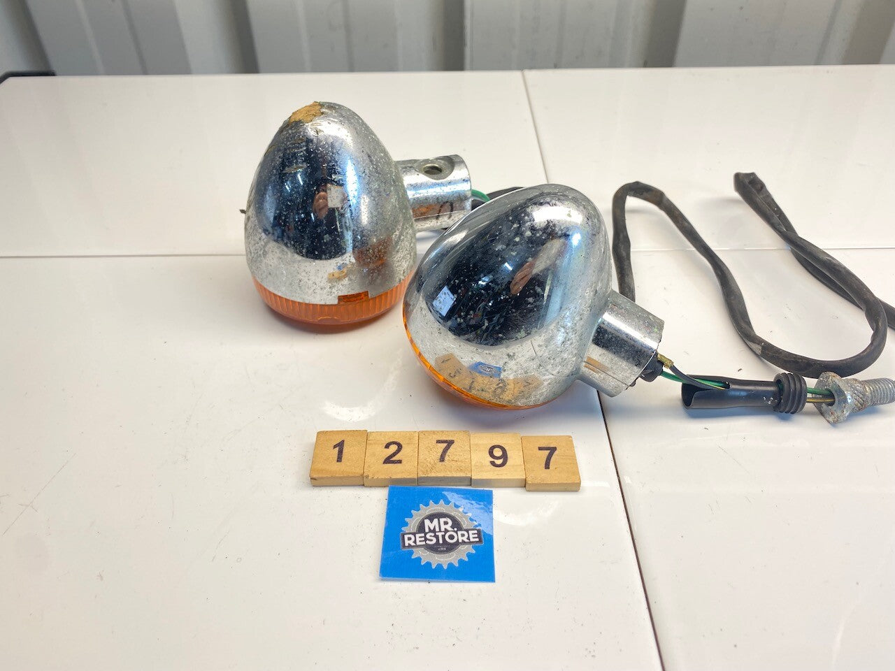 Kawasaki VN800 Vulcan Pair of Indicators (Tested & working) (Spares or repair)