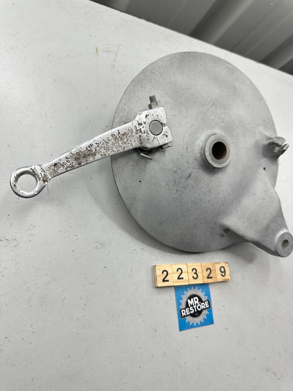 Suzuki T250 Rear Brake Back Shoe Plate, Lever & Spring