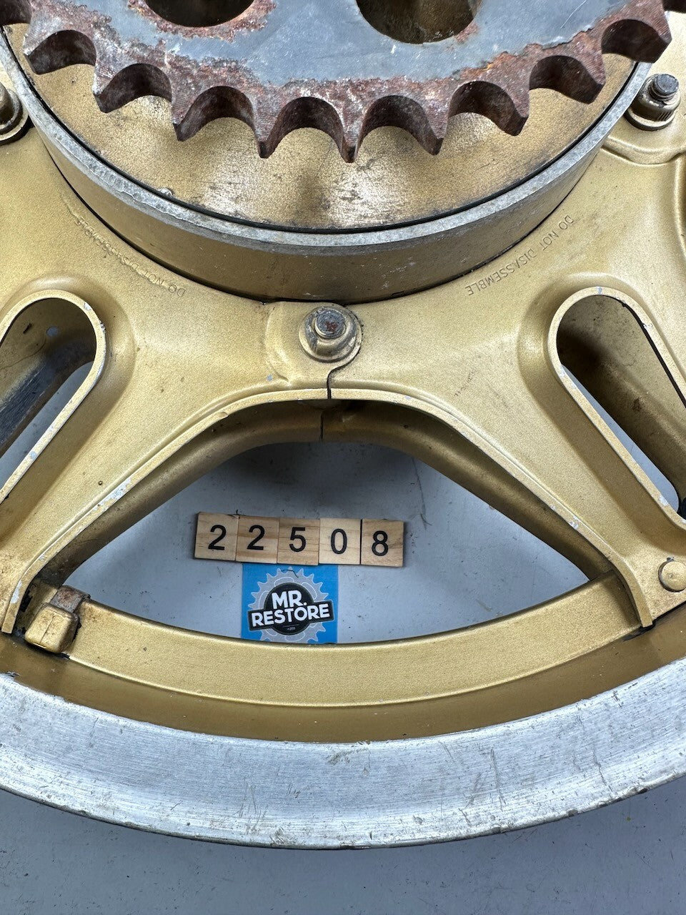 Honda CB 650 Rear Wheel 18 x 2.15 (Oct 79) & Sprocket Carrier