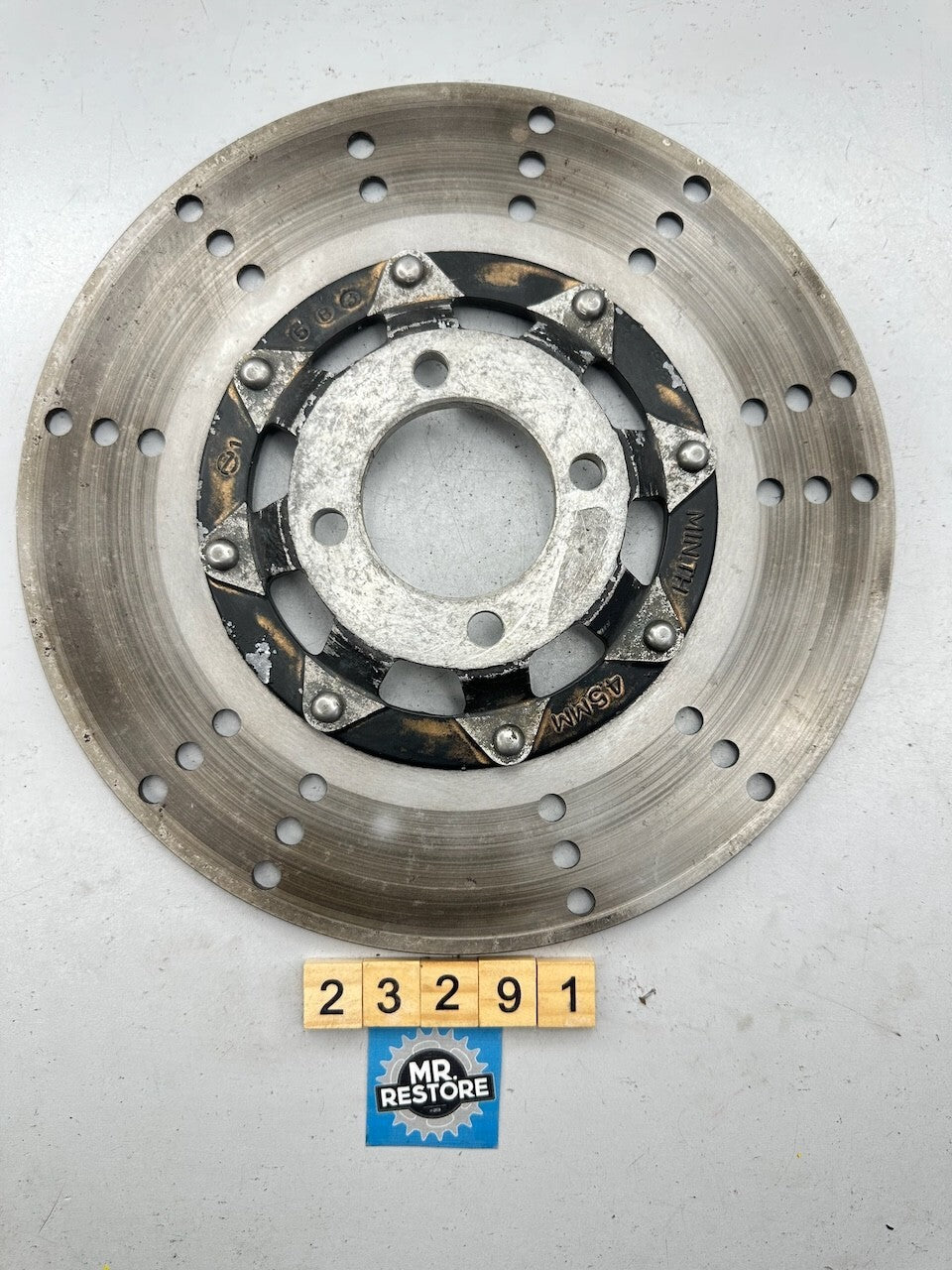 Kawasaki Z250 OEM Front Disc Rotor With 4.8mm Remaining