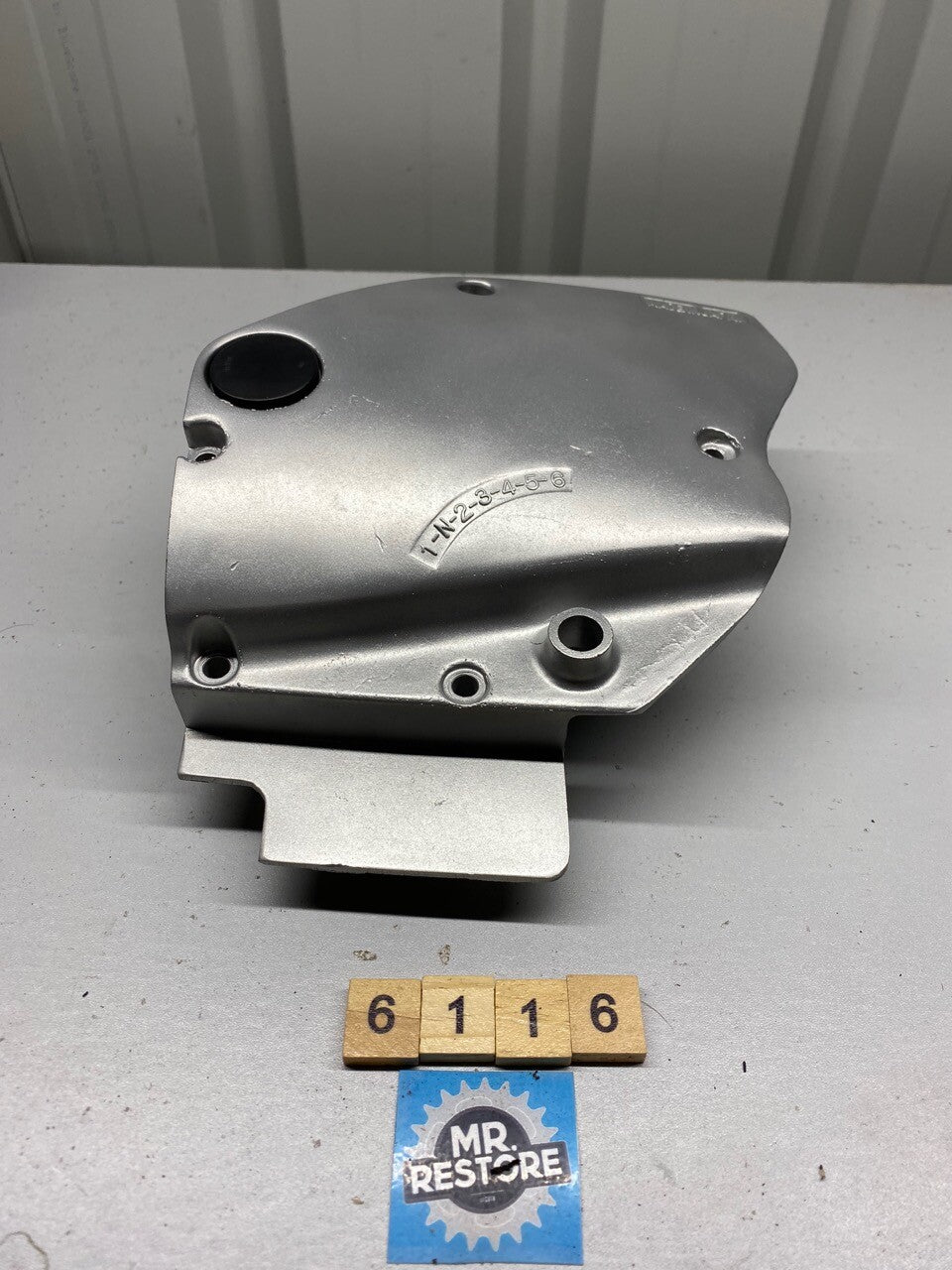 Yamaha XS 250 XS 400 Side Case & Clutch Worm Drive - Vapour Blasted