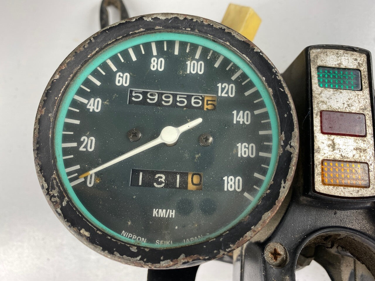 Kawasaki KZ440 Z400 KZ400 Dashboard Meters Instruments KMH - Tested