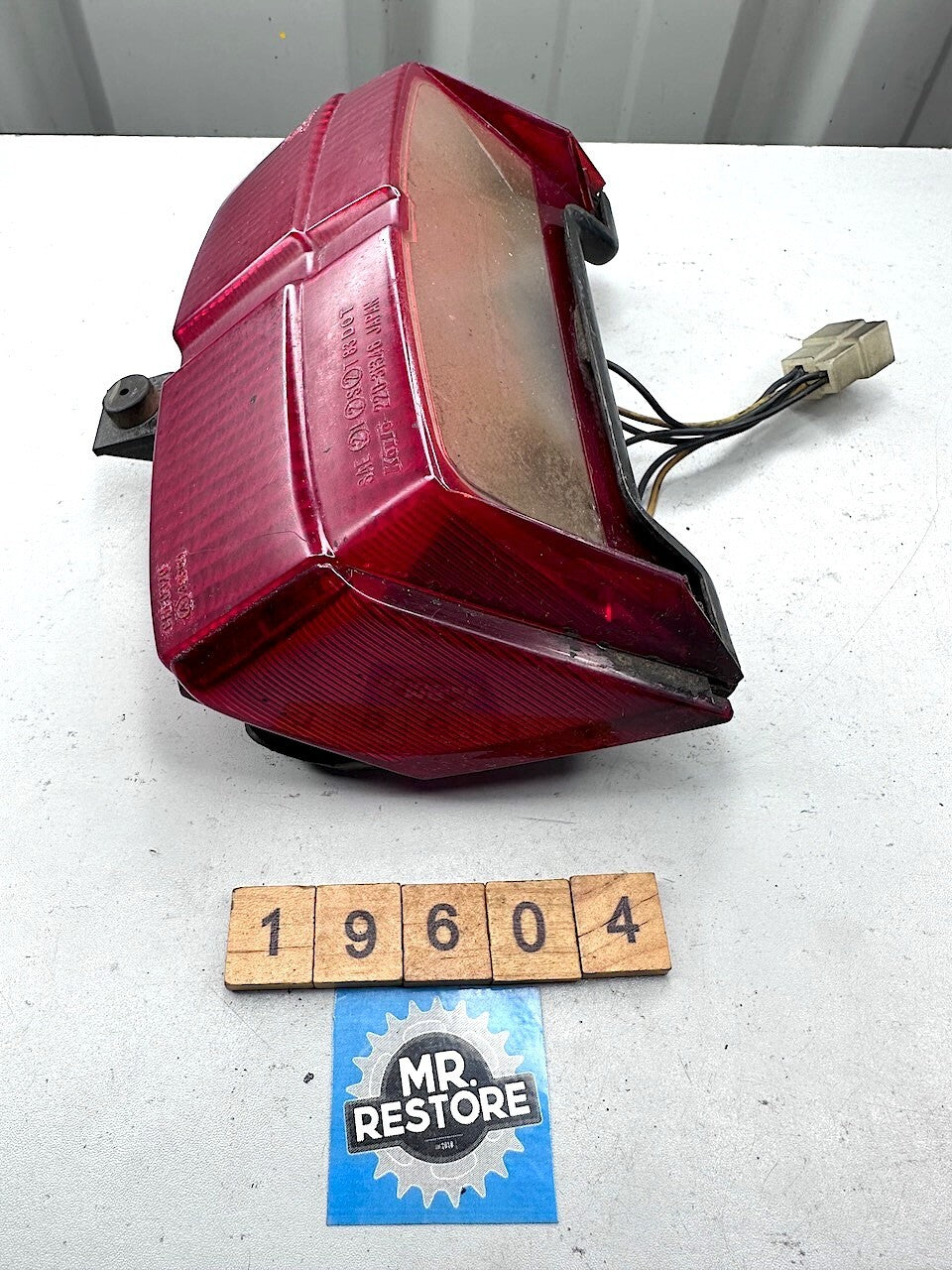 Yamaha FJ1200 FJ1100 Taillight & Bulb Holder Harness (tested) 47M-84710-60