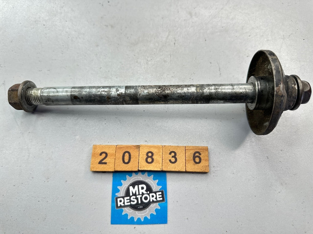 Kawasaki Z250 KZ250 Front Wheel Axle, Spacer & Nut 41068-1029  92027-1218