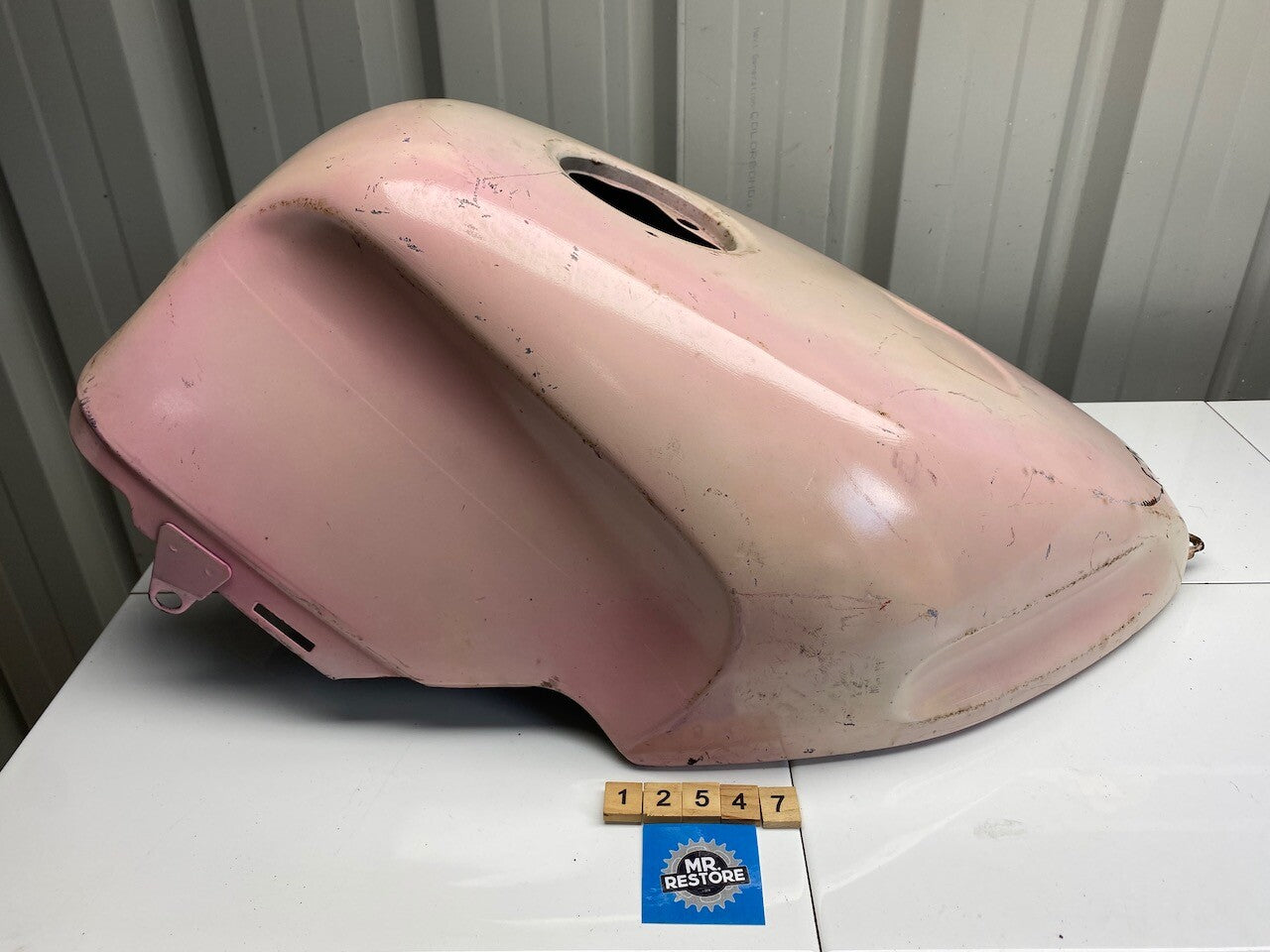 Yamaha FZR400 Metal Fuel Tank Cover Shroud 1991 (OEM Yamaha)