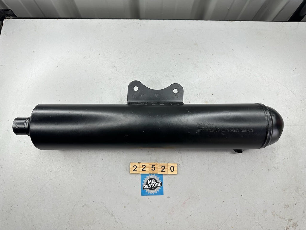 Suzuki PE250 OEM Exhaust Silencer (re-painted)