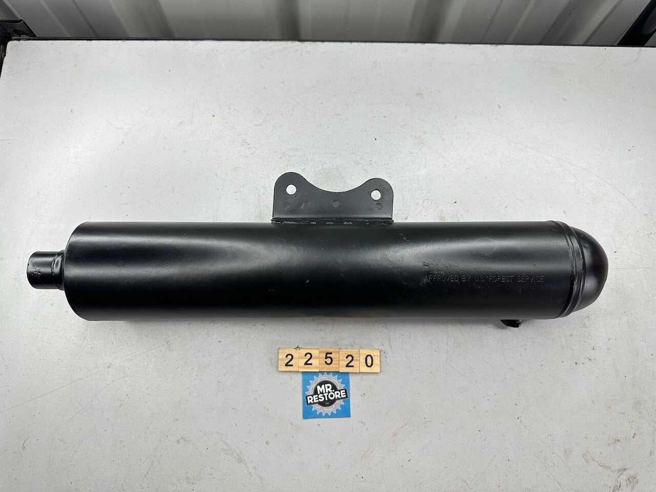 Suzuki PE250 OEM Exhaust Silencer (re-painted)