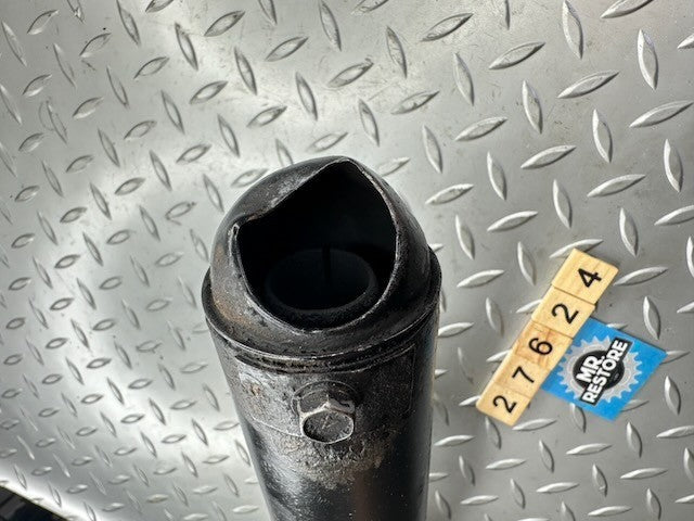 Yamaha TY250 1974-77 OEM Rear Exhaust Muffler Silencer, Baffles & Brackets
