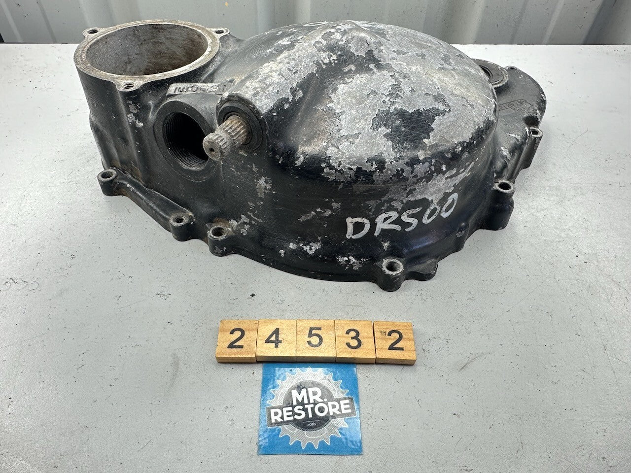 Suzuki DR500 '81-84' SP500 '81-83' Clutch Cover & Clutch Pinion