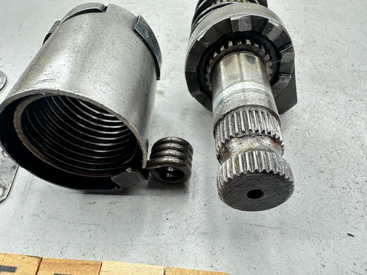 Yamaha TY250 1974-77 Kick Start Shaft & Parts 434-15661