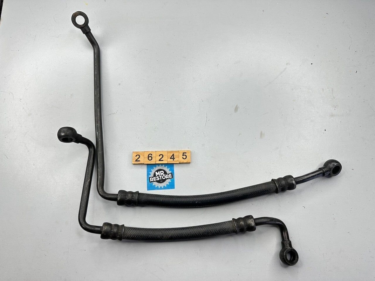 Kawasaki ZZR1100 ZX1100 Ninja ZX-11 - Pair of Oil Cooler Hose Line Pipes