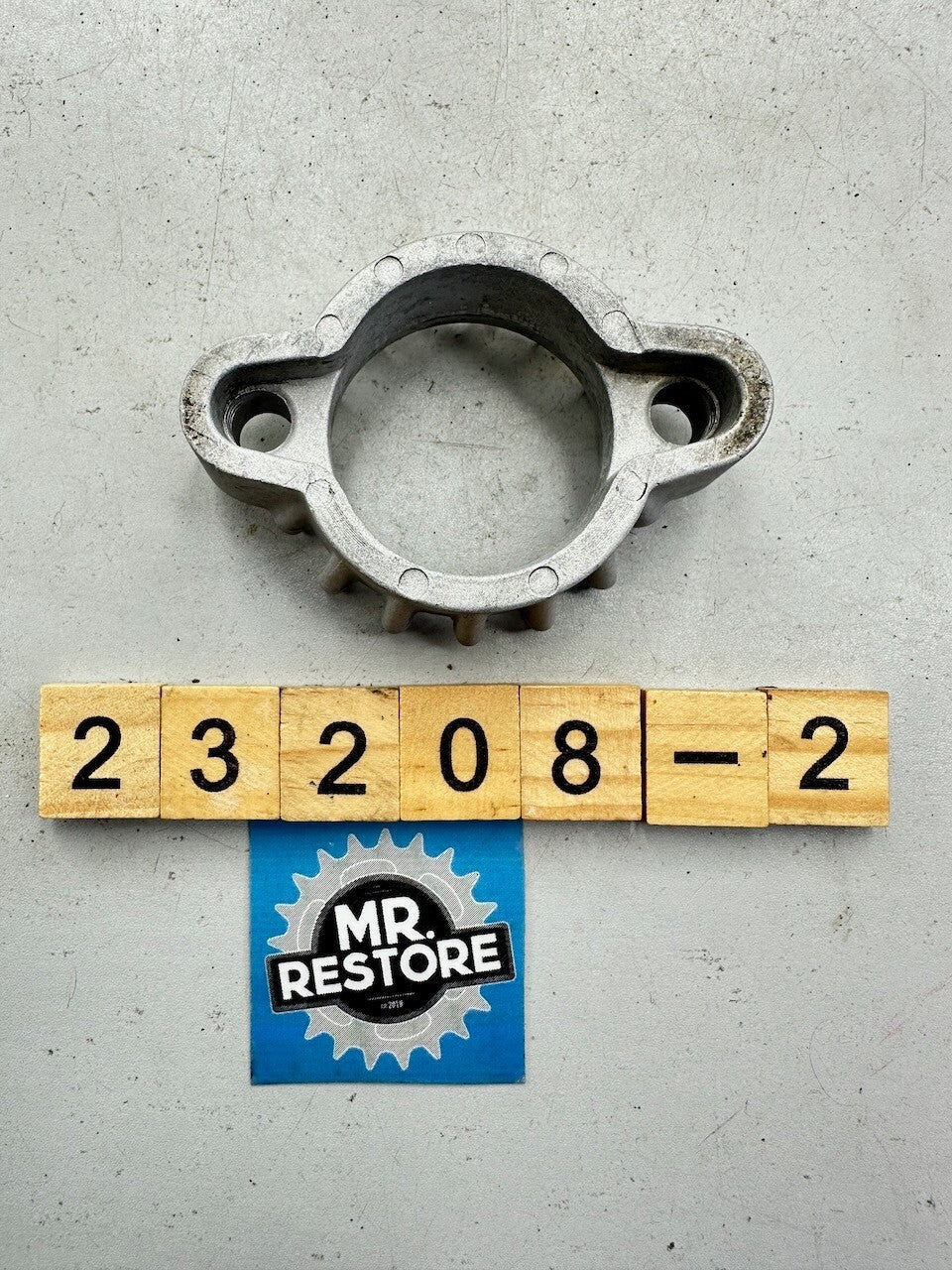 Suzuki GSX400F '81-82' OEM Alloy Exhaust Ring Nut Flange Joint Clamp 14182-34200