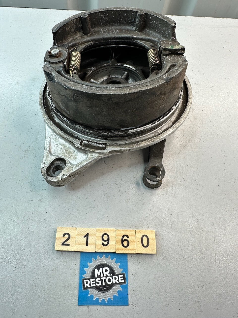 Honda CB400 1978-79 Rear Brake Shoe Plate & Lever 43110-413