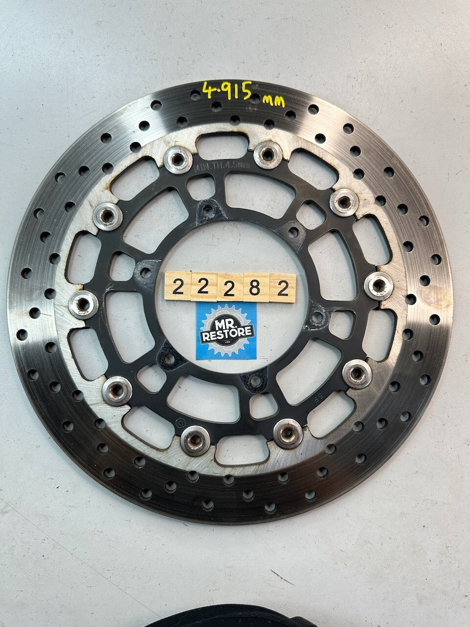 BMW G650GS 2010-15 F800GS F700GS OEM Front Brake Disc With 4.915mm Remaining