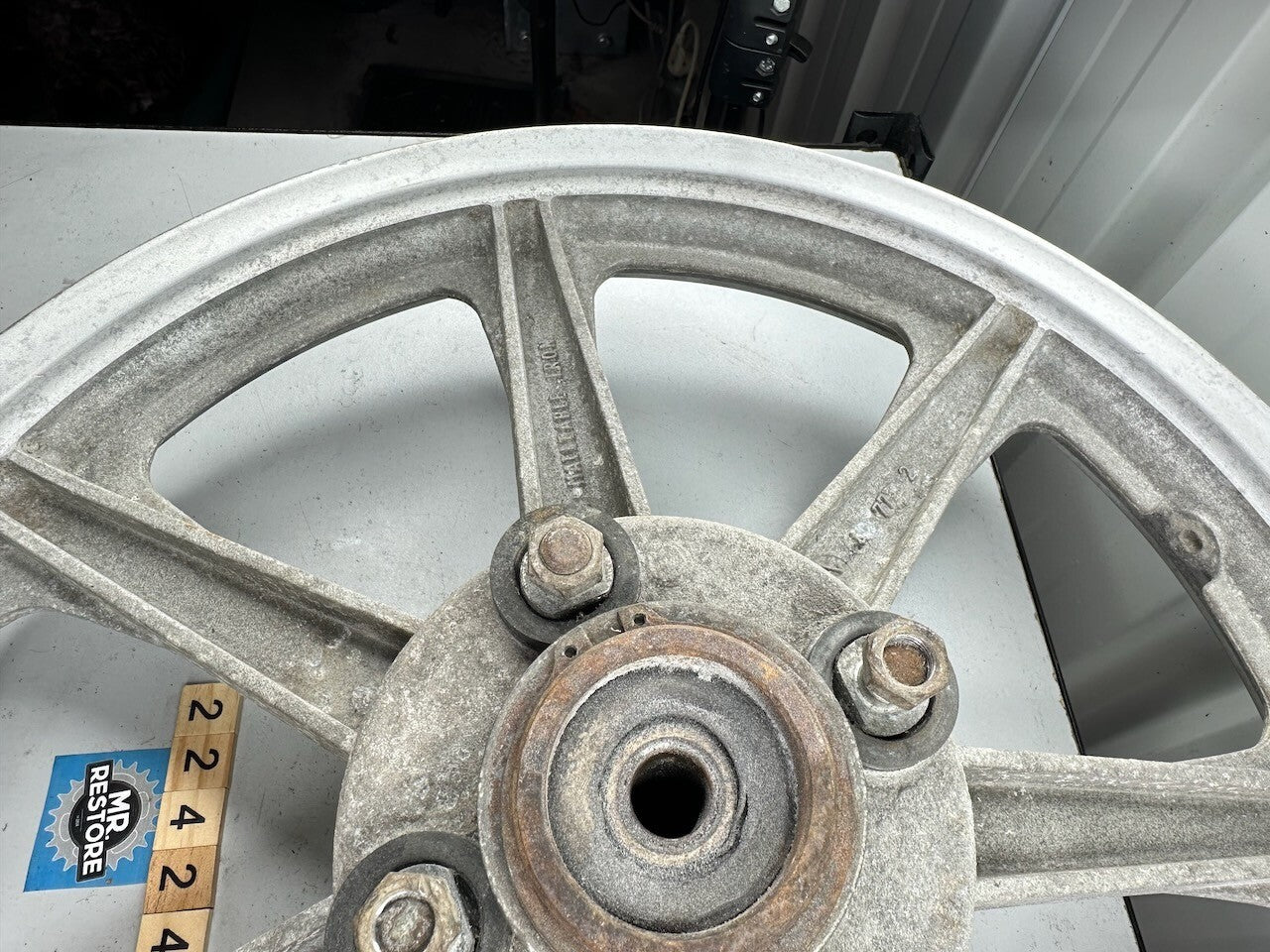 Yamaha 18 x 2.15 Vintage Rear Alloy Wheel (RD400 Daytona? XS ?)