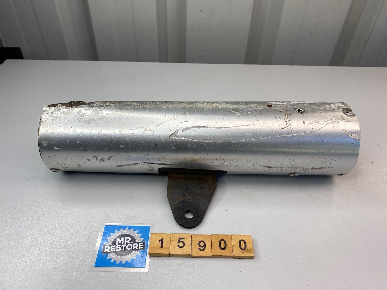 Suzuki RG500 Right Hand 2nd Rear Muffler End Can 14350-21A11