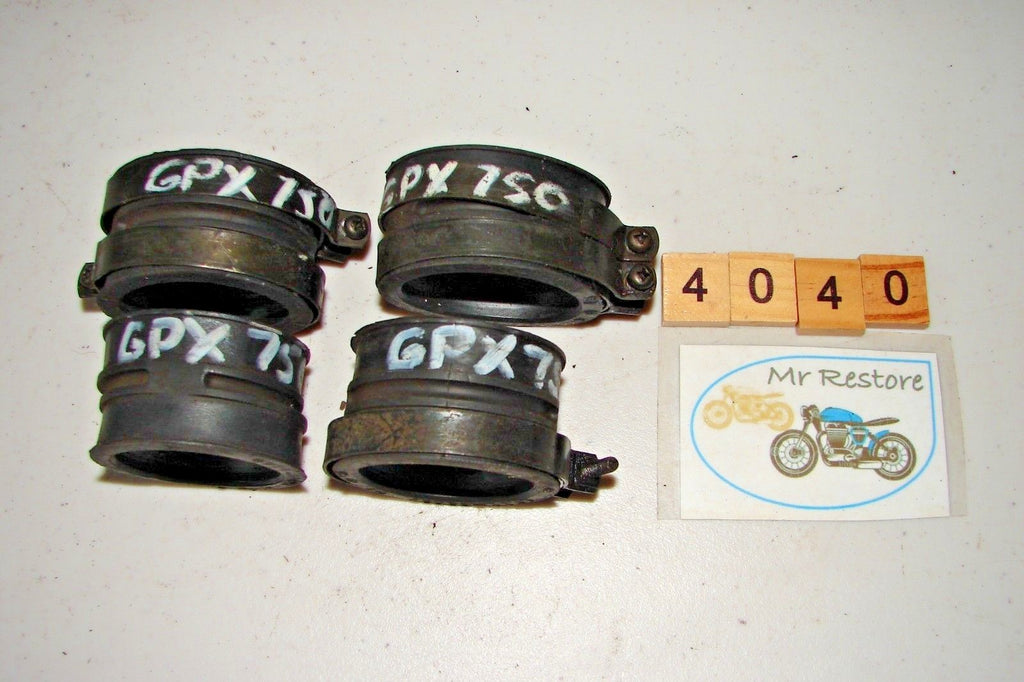 Kawasaki GPZ750 Inlet Manifold carb holder set