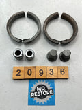 Yamaha XV1100 XV1000 XV750 XV700 Virago Ring Silencer (Pair) & Nuts 42X-1468A