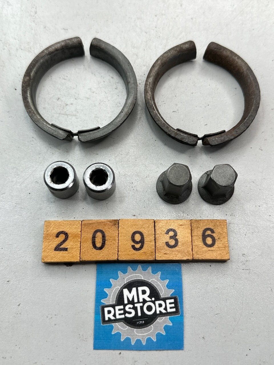 Yamaha XV1100 XV1000 XV750 XV700 Virago Ring Silencer (Pair) & Nuts 42X-1468A