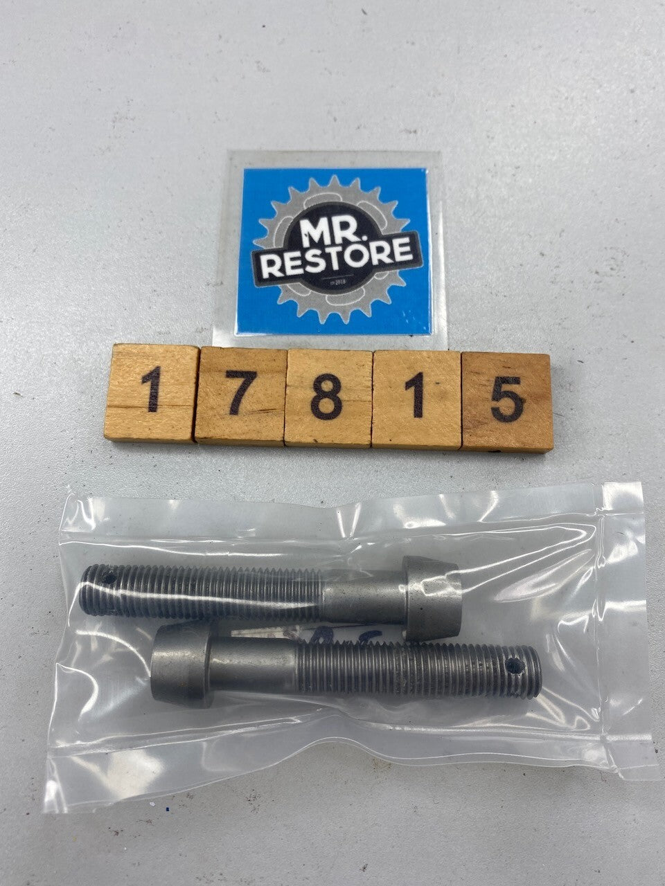 Suzuki RG500 RG400 Steering Stem Grip Bolt Pair (Rare original type) 07110-10305