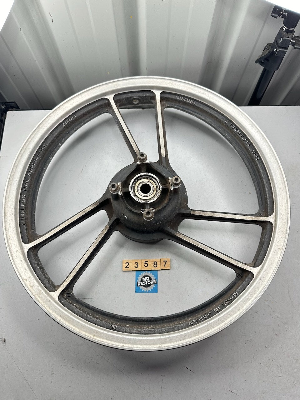 Suzuki GSX250 Rear Wheel 18x2.15 (Dated 1984)