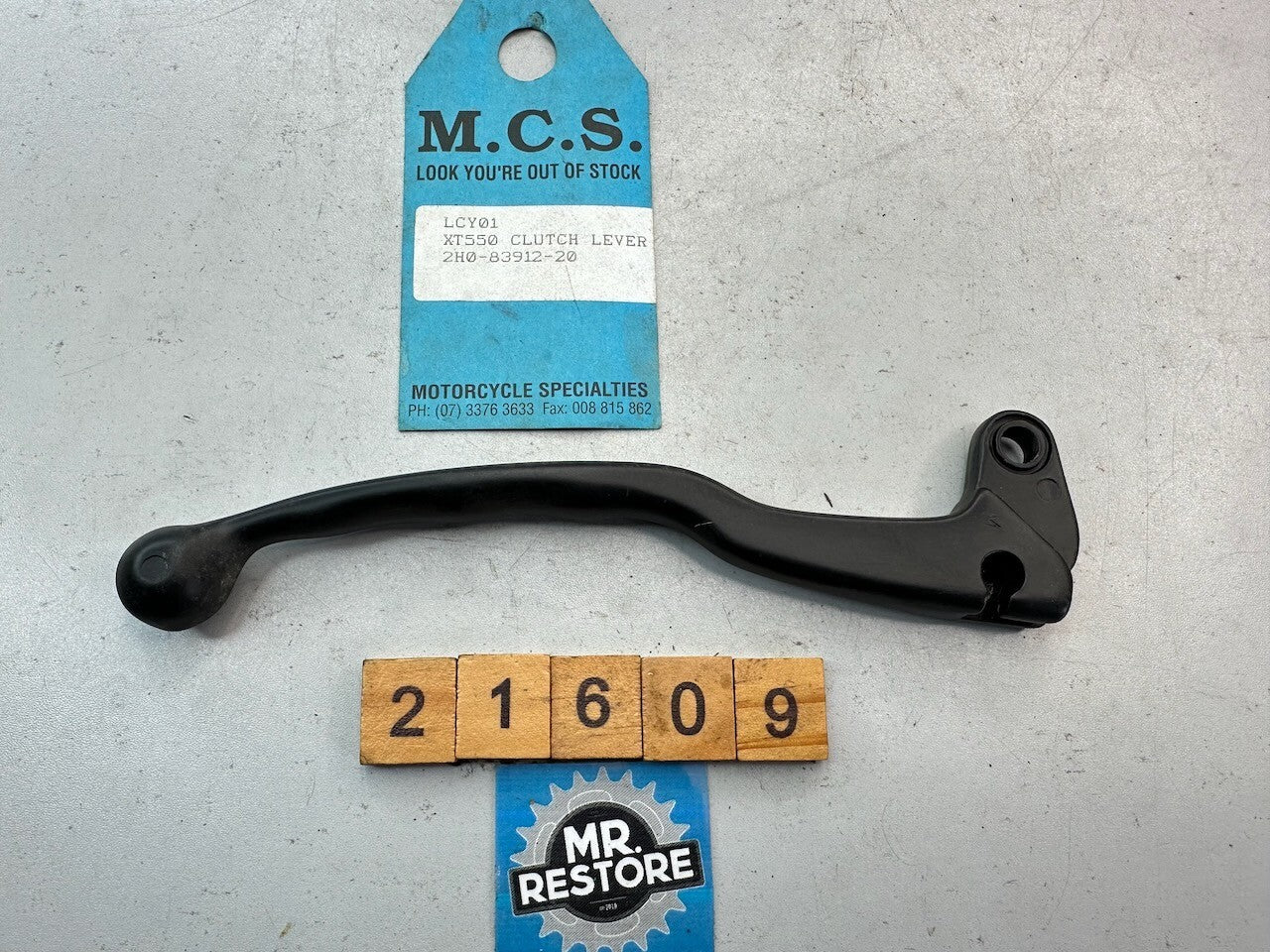 Yamaha XT550 XT250 DT125 SR500 Clutch Lever by MCS 2H0-83912-20