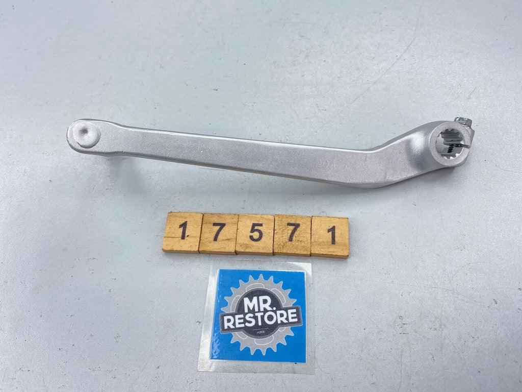 Suzuki RG500 RG400 OEM Rear Brake Pedal & Bolt - Vapour Blasted - 43110-20A01