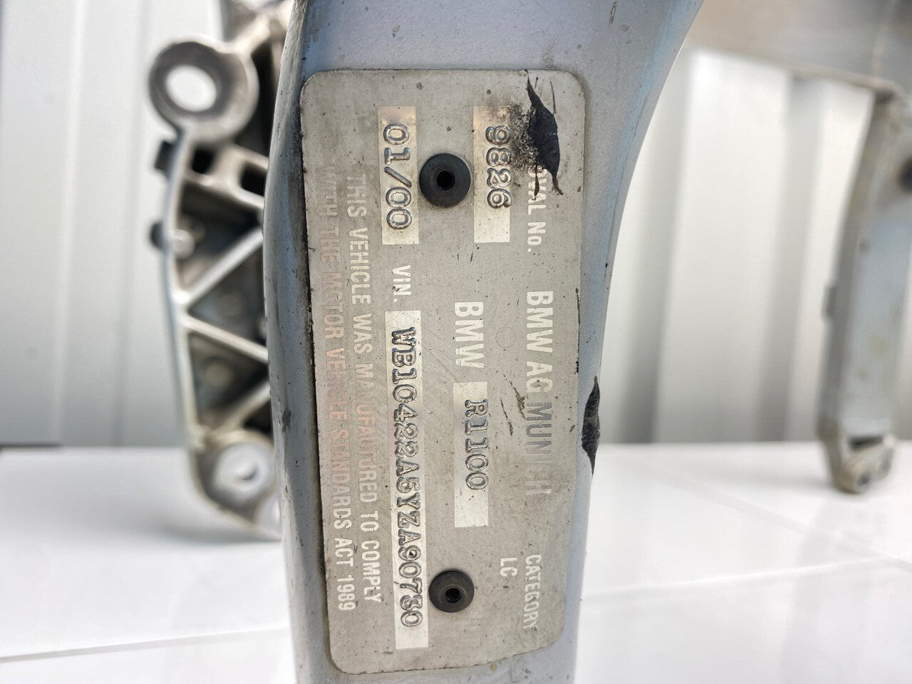 BMW R1100S Frame 1998-2005 (From a Yr2000 bike)