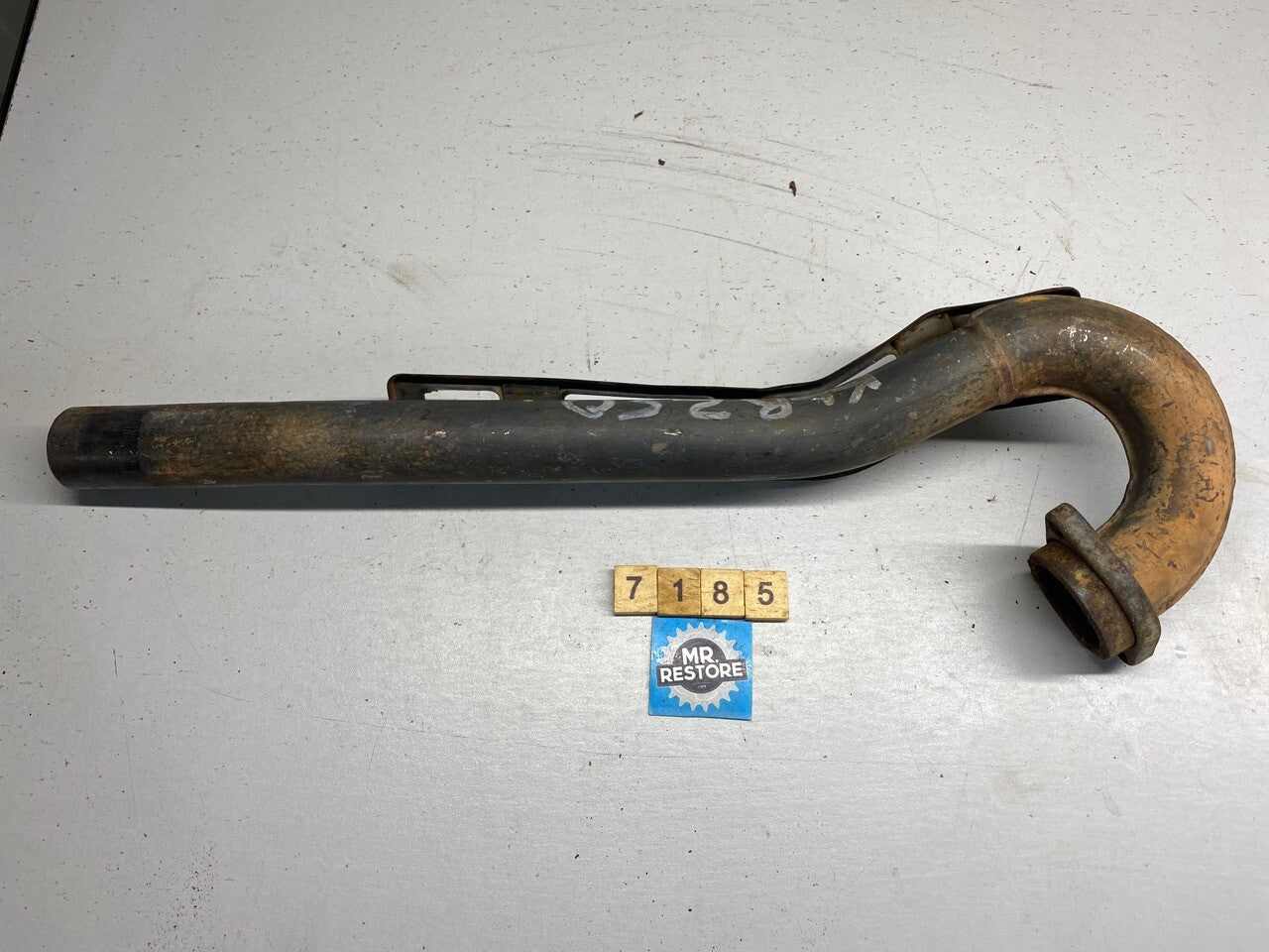 Kawasaki KLR250 Stainless Exhaust Header Downpipe & Guard