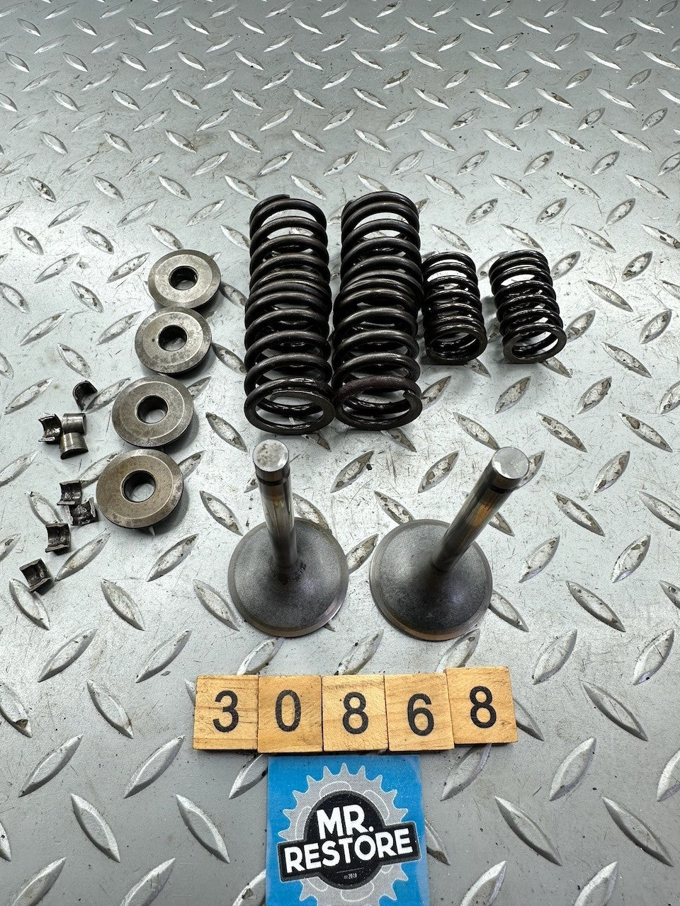 Suzuki GS1000 1978-81 Genuine OEM Intake Valves / Springs / Retainers / Cotters