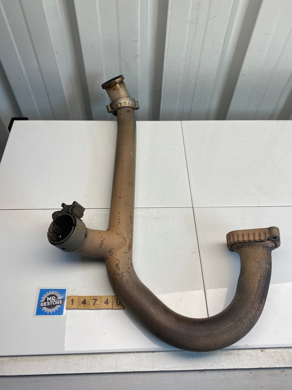 BMW R1100S 259S Left Hand Exhaust Header Manifold 1998-2005 - 18117673661