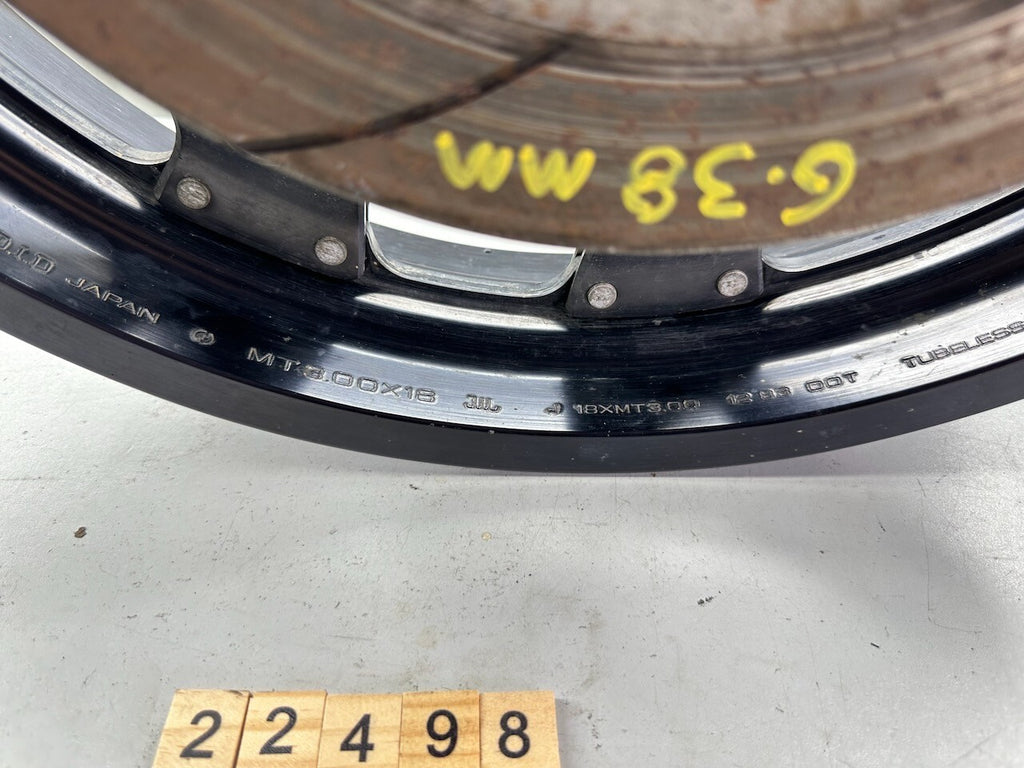 Honda CBX750F Rear Wheel 18 x 3.00 (Stamped December 1983)