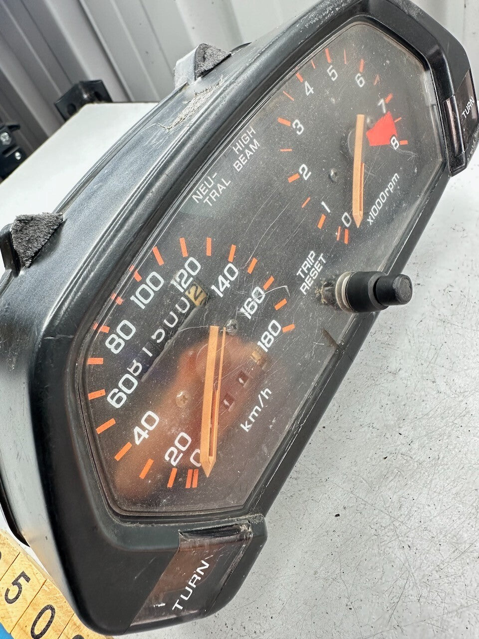 Honda NX650 Dominator KMH Meters Dashboard, & Harness (Speedo Tested)