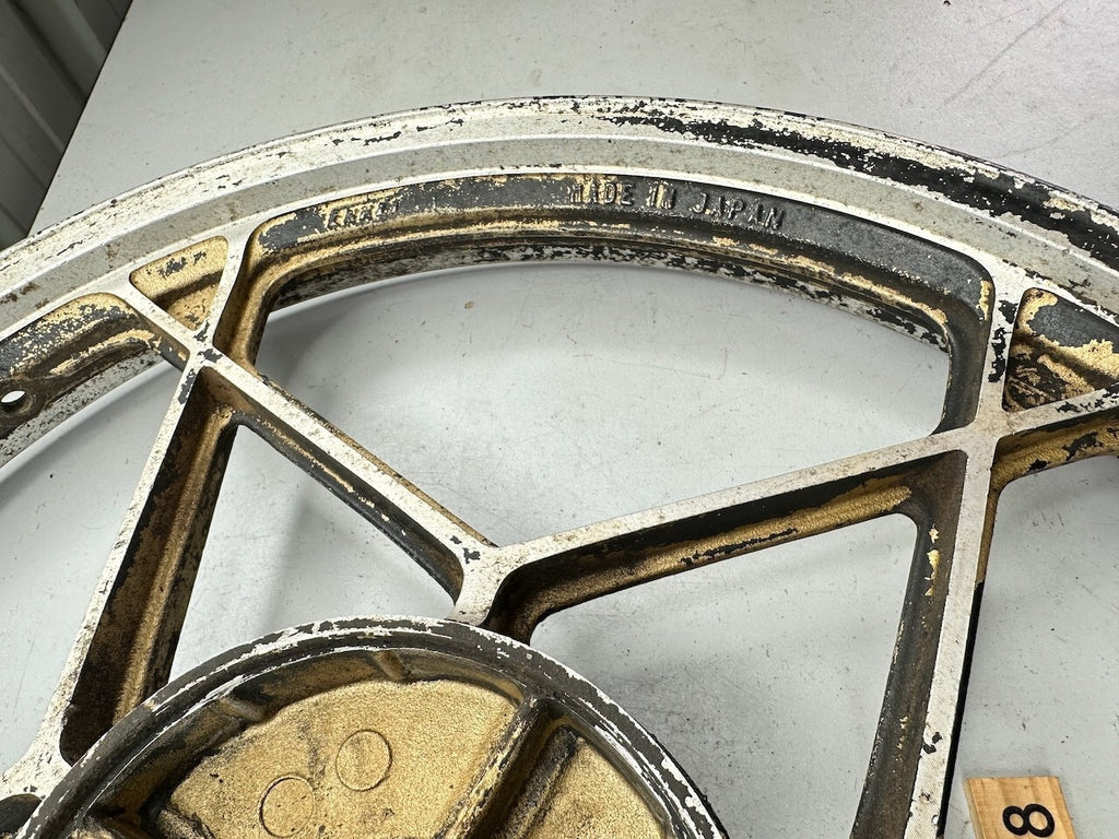 Suzuki Classic Vintage Rear Wheel (GS ? GT200 ? GSX ?) 18x1.60 (Dated Nov 1982)