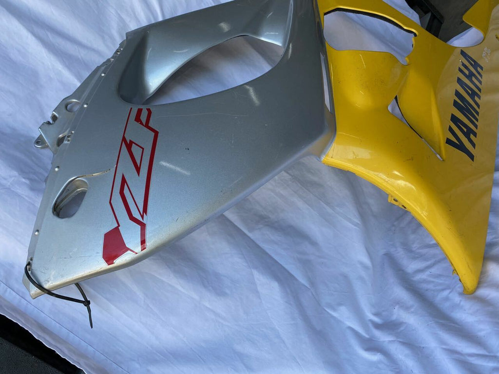 Yamaha YZF600 Thundercat L/H Side Panel 4TV-2835U Yellow Silver