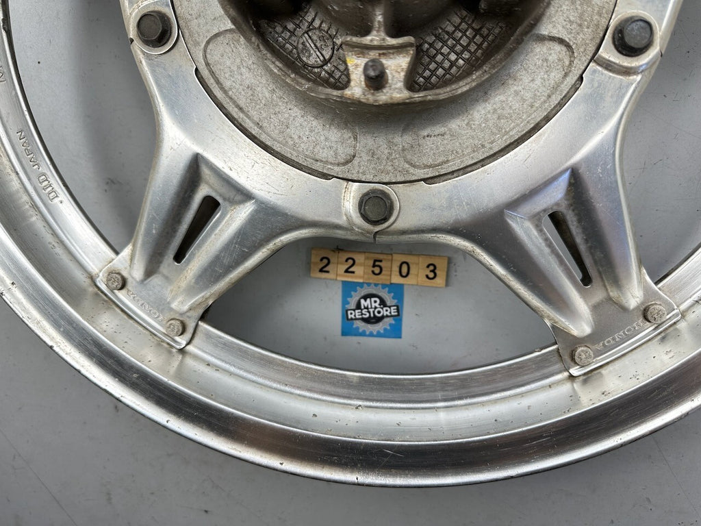 Honda Silver Rear Comstar Wheel Rim 18  x 2.15 (Jan 79)