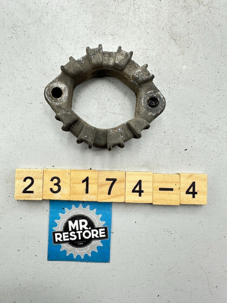 Yamaha XJ650 XJ550 XJ400 YX600 OEM Exhaust Ring Nut Flange 4H7-14612
