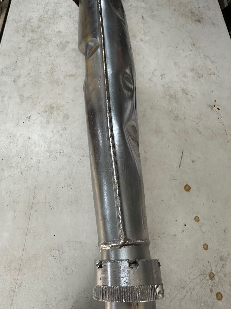 Suzuki T250 R/H Exhaust Pipe Silencer Muffler & Baffle