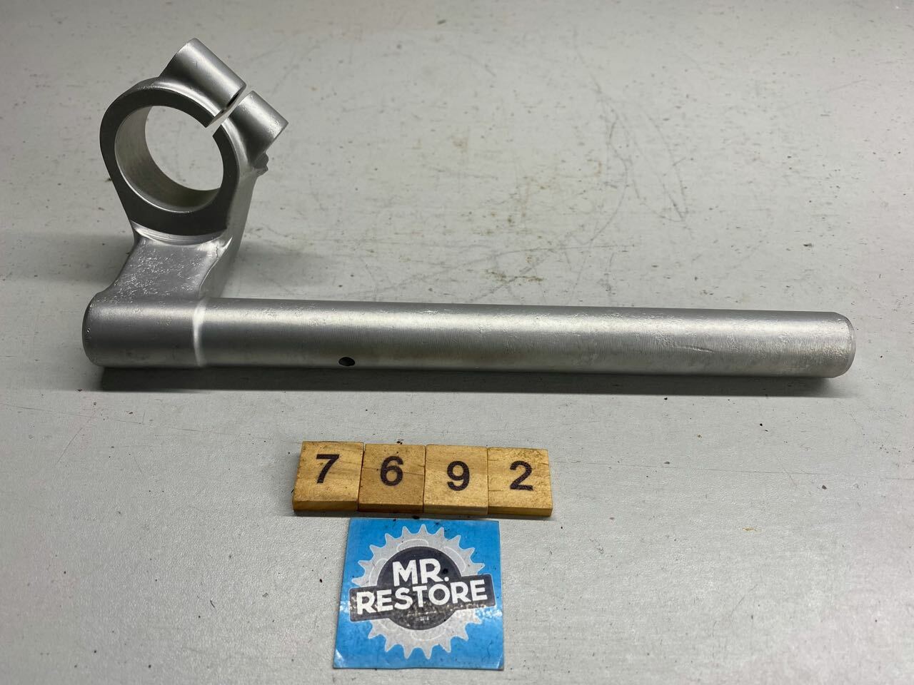 Suzuki RG250 Gamma Mk3 Left Hand Clip On Handle Bar 1987 1989 - OEM