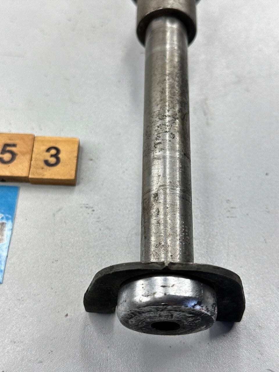 Suzuki GR650 1983-84 Rear Wheel Axle, Spacer, Chain Guides & Nut 64711-15501