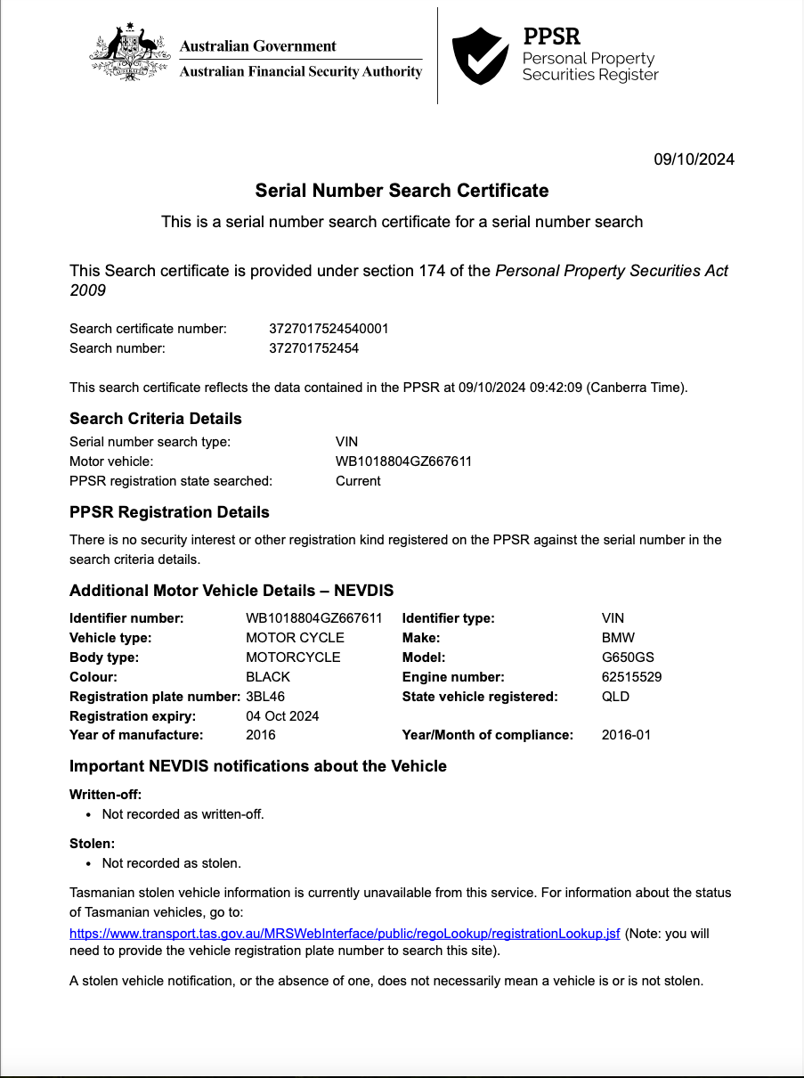 BMW G650GS Jan 2016 Main Frame (Full clear title & not on written off register)