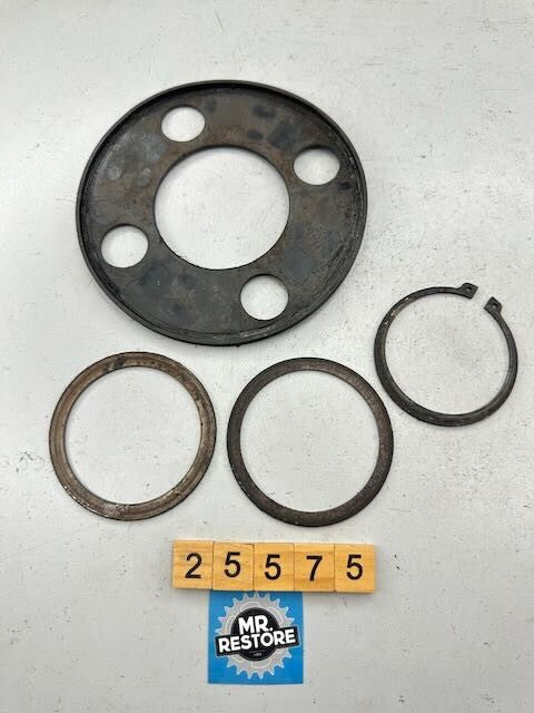 Honda CB450 CB400 CM450 CM400 Rear Wheel Damper Cover & Circlip + Washers