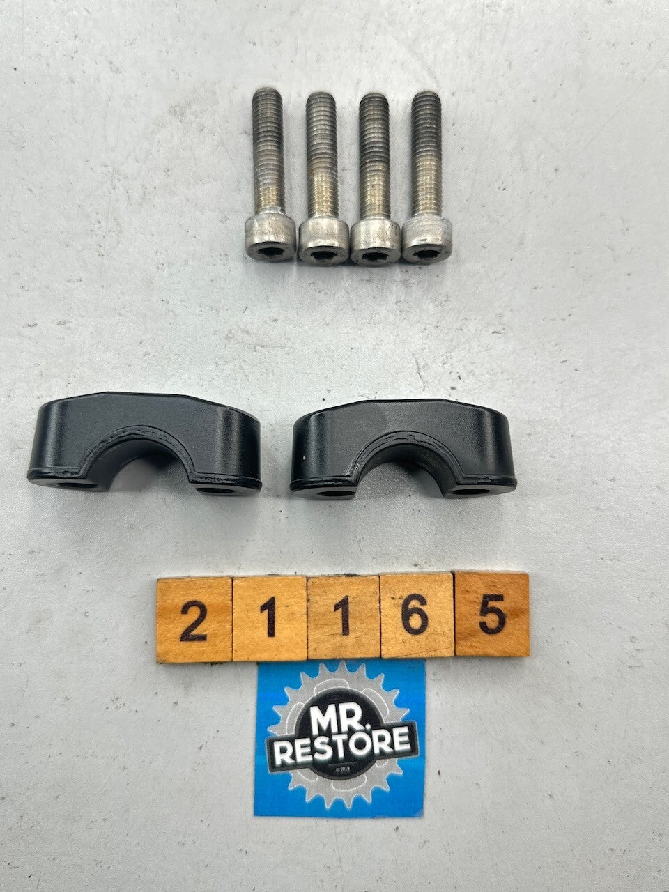 BMW R1150GS R1150R K1100RS R1000GS R850GS K1 Pair Handlebar Riser Top Clamps