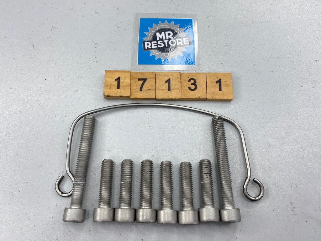BMW R1100RT R850T 259T Upper Cable Holder & Set of OEM Handlebar Bolts 