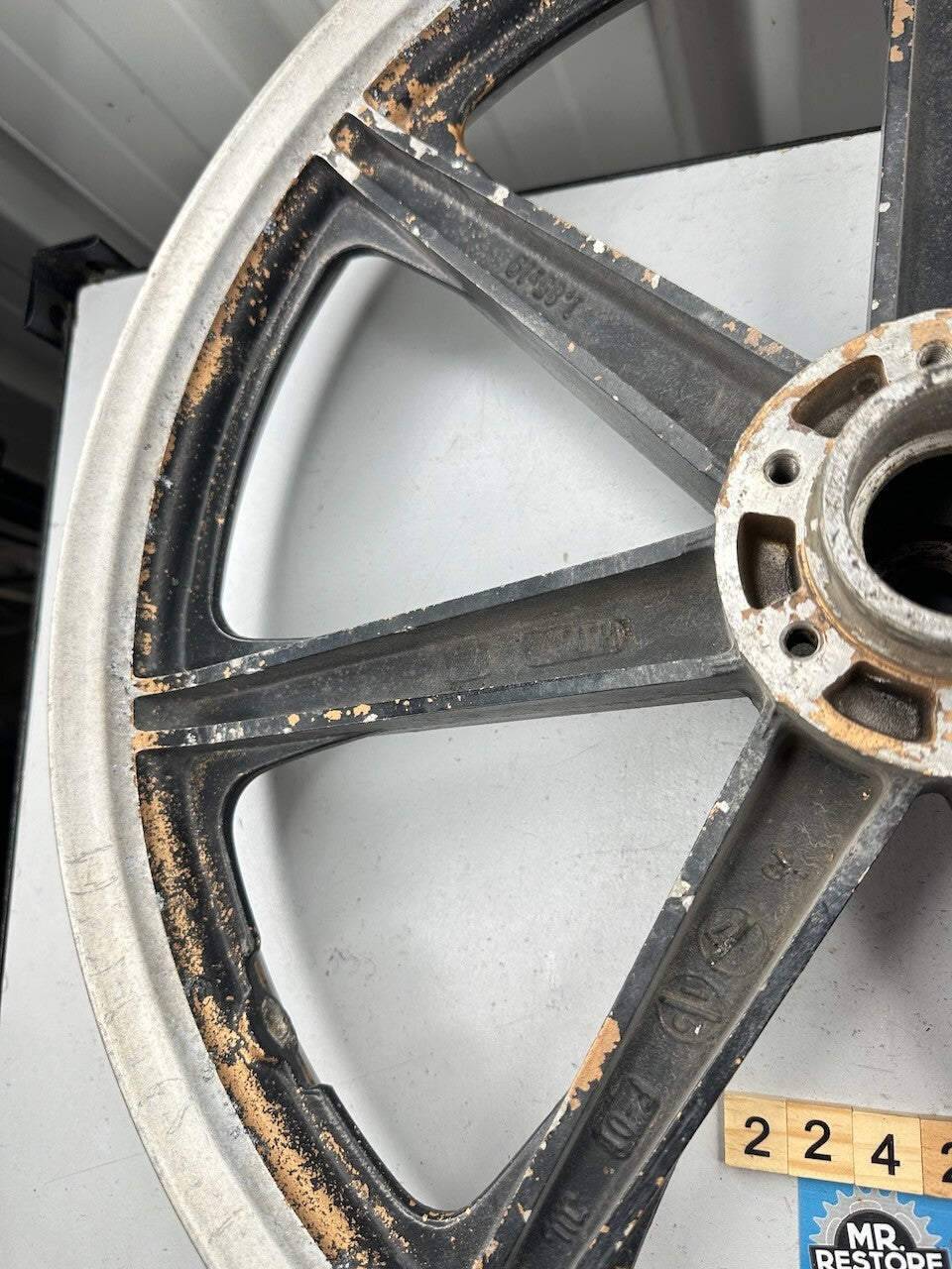 Yamaha 19 x 1.85 Enkei Vintage Front Alloy Wheel (RD XS ?)