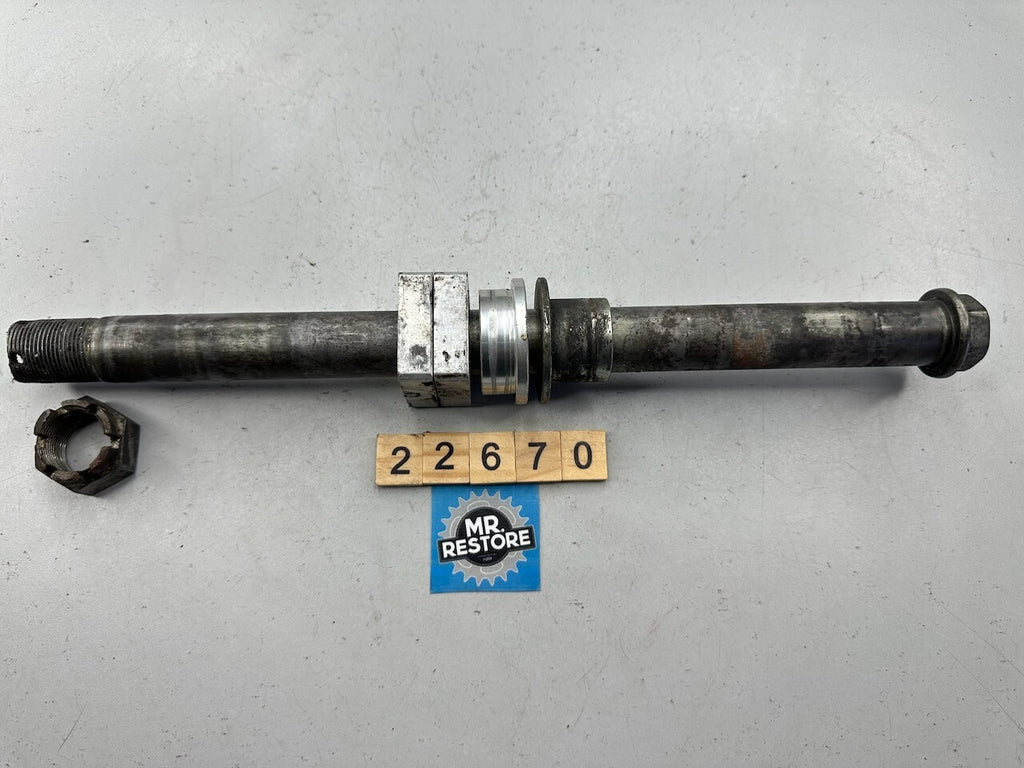 Kawasaki ZX750 ZX7R ZX9R ZX900 ZX6R ZX600 Rear Wheel Axle & Parts 41068-1326